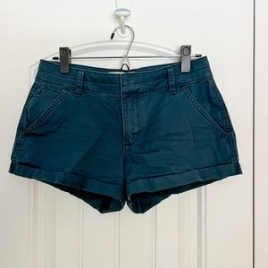 Abercrombie low rise navy shorts size 0